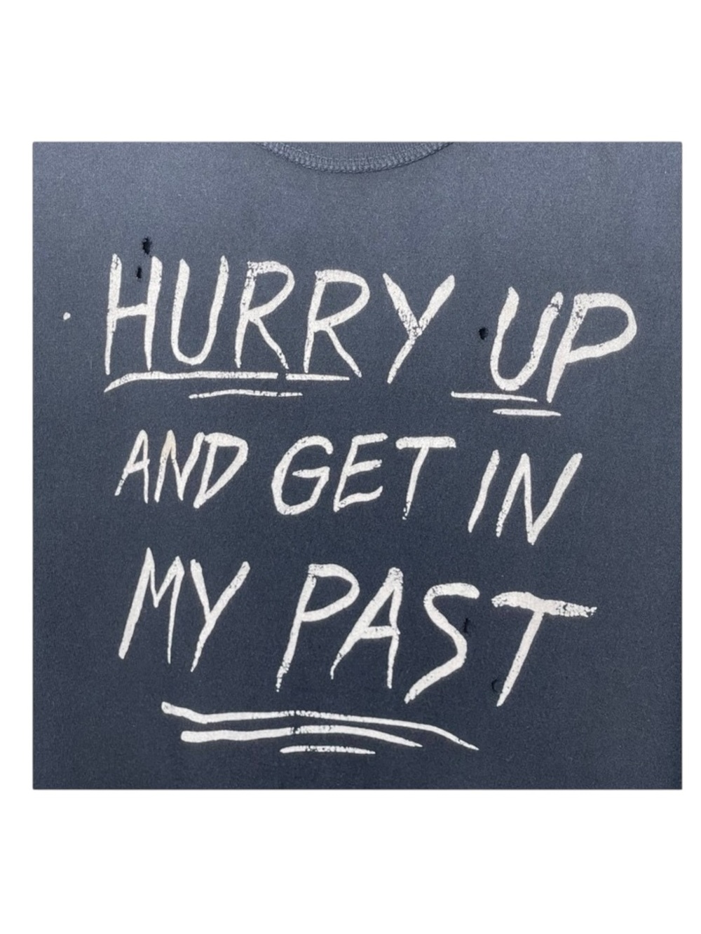 VHTF: OG Y2K UNIF ๐ค Get in my Past Muscle Tee Tank ๐ค Faded Black ๐ค Small ๐ค - Picture 8 of 16
